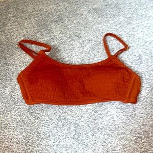 Dark Orange bikini top